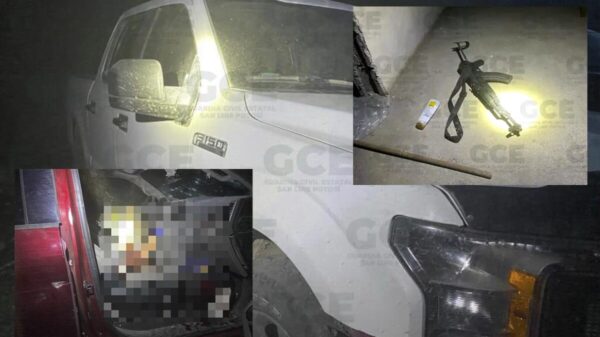 Brutal balacera entre policías y civiles en SLP deja 13 muertos