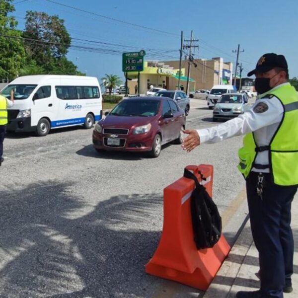 Gobierno Municipal de Cancún fortalecerá el operativo vial durante la rehabilitación del bulevar Luis Donaldo Colosio