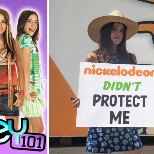 Ex actriz de 'Zoe 101' protesta afuera de Nickelodeon por abuso infantil