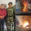 Quema de autos y balaceras por detención de capo colimense (VIDEO).