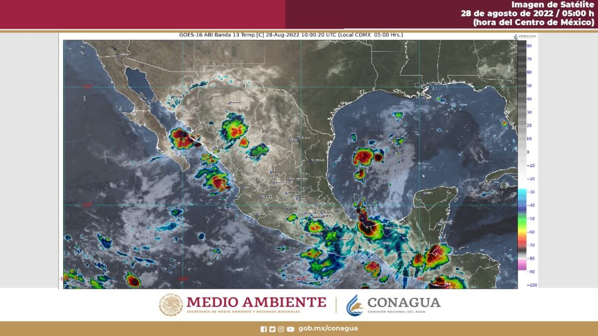 Pronóstico del clima para hoy domingo 28 de agosto en Quintana Roo; ambiente caluroso con posibilidad de algunos chubascos para al entidad.