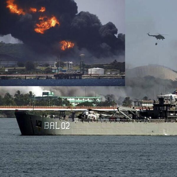 Llegan buques mexicanos a Cuba para apoyar en mega incendio