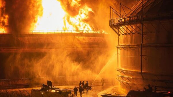 Cae un rayo y prende tanques de petróleo en Matanzas, Cuba