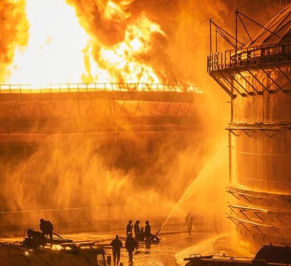 Cae un rayo y prende tanques de petróleo en Matanzas, Cuba