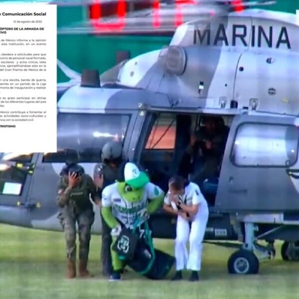 "Justifica" Semar uso de helicóptero en partido de beisbol