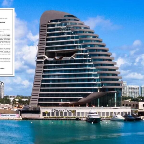 SHARK Tower Cancún, está de pie