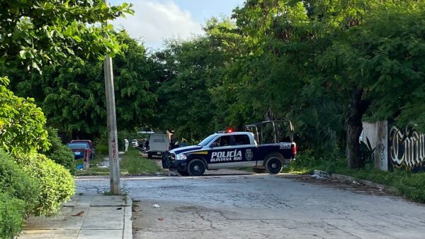 Hallan ejecutado en fraccionamiento Corales en Cancún (VIDEO).