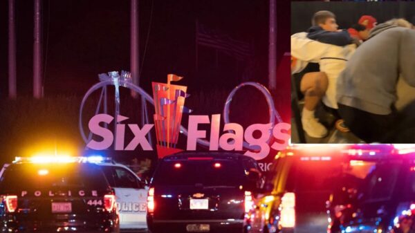 Tiroteo en el parque Six Flags deja tres lesionados
