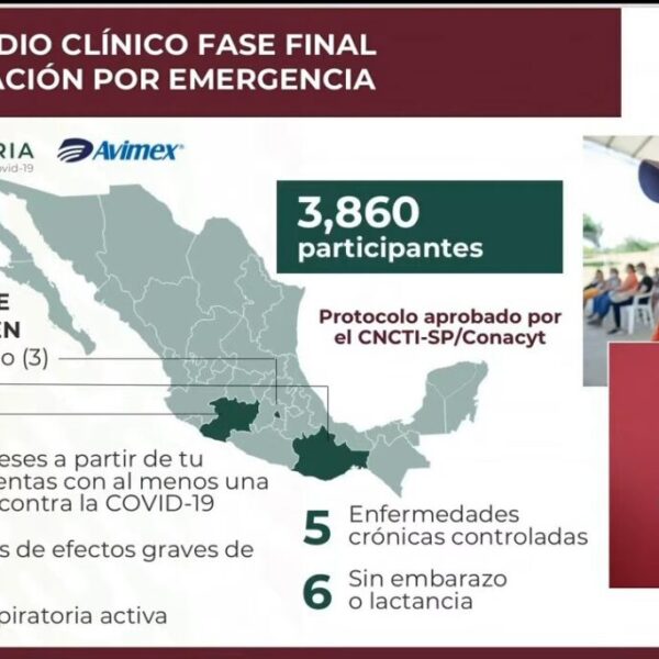 Vacuna Patria entra a última fase de investigación clínica: Álvarez-Buylla