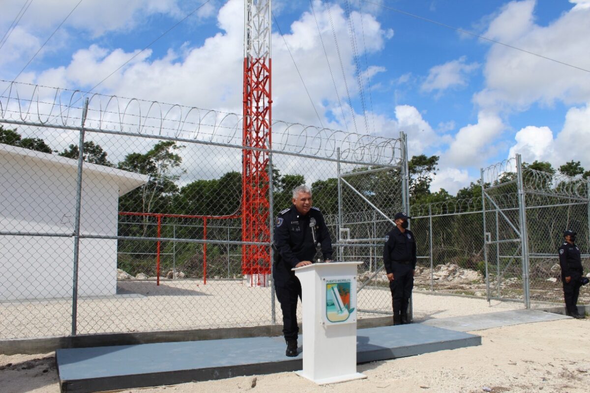 SSP de Quintana Roo inauguró un Sitio de Radiocomunicación en Puerto Morelos; es el repetidor número 14 del estado y cuenta con 8 canales.