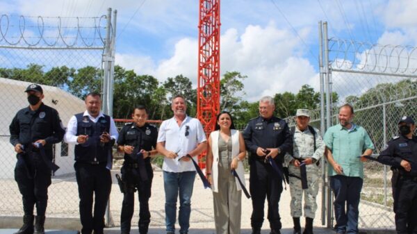 SSP de Quintana Roo inauguró un Sitio de Radiocomunicación en Puerto Morelos.