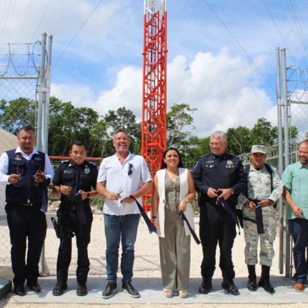 SSP de Quintana Roo inauguró un Sitio de Radiocomunicación en Puerto Morelos.