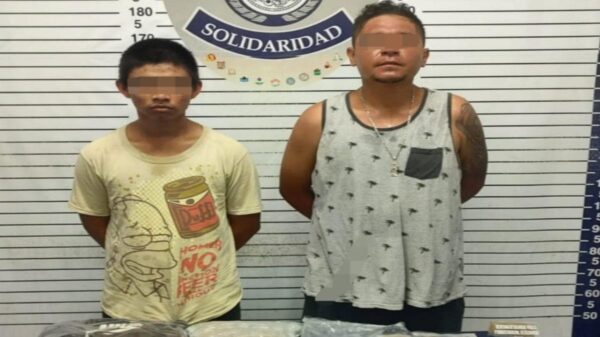 Caen dos tiradores en Villas del Sol de Playa del Carmen.