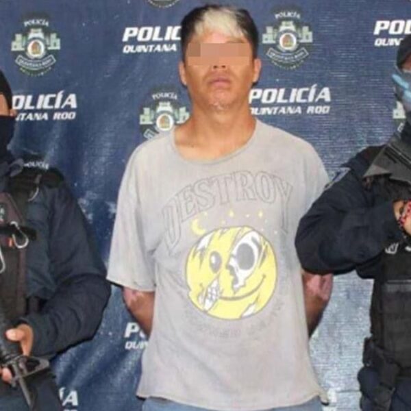 Detiene la Policía Quintana Roo a narcodistribuidor en la Supermanzana 213.