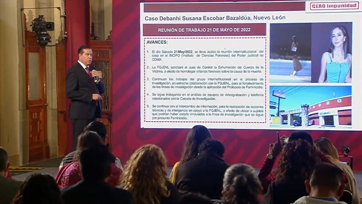 FGR atraerá el caso Debanhi y habrá imputaciones contra obstructores de la justicia; la solicitud fue hecha por los padres de la joven.