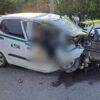 Muere pasajera de un taxi en fatal choque en el bulevar Colosio de Cancún.