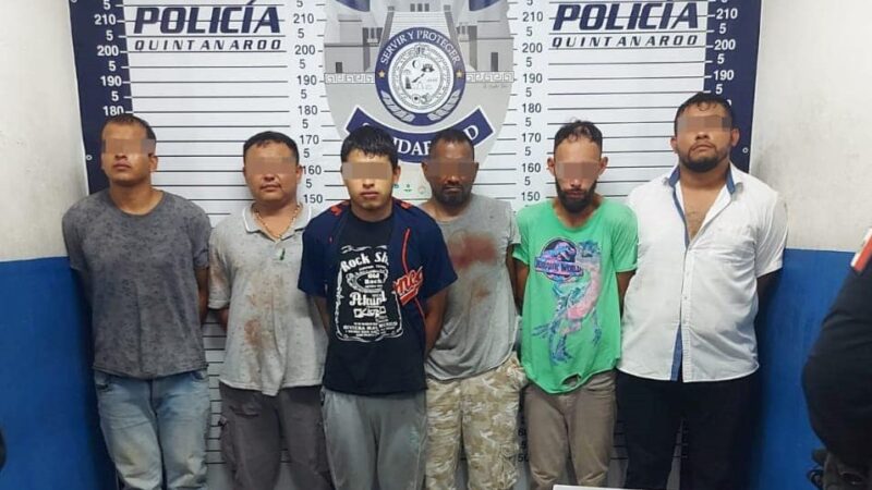 Detienen a una narcocélula en un hotel de Playa del Carmen.