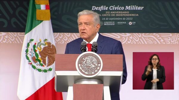 Presenta AMLO previo al Desfile de Independencia, plan de paz en Ucrania