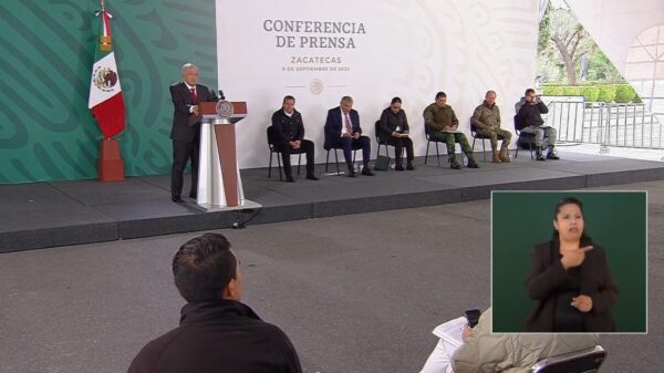 Reconoce AMLO crisis de inseguridad en Zacatecas