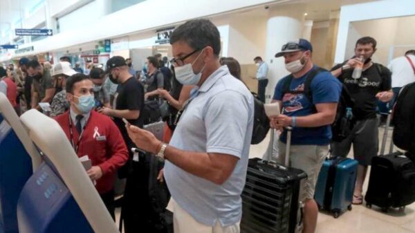 Vuelve Aeropuerto de Cancún a registrar descenso en número de vuelos