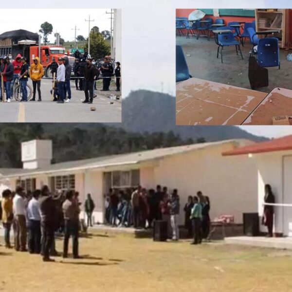 Comando asalta escuela en Puebla, en plena clase