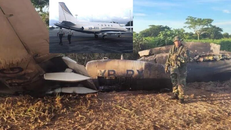 Militares de Venezuela derriban avión mexicano