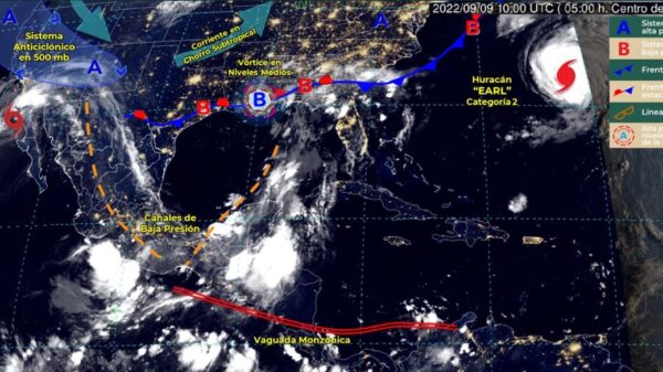 Pronóstico del clima para hoy viernes 9 de septiembre en Quintana Roo.