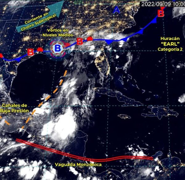 Pronóstico del clima para hoy viernes 9 de septiembre en Quintana Roo.