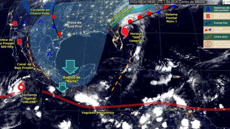 Pronóstico del clima para hoy viernes 30 de septiembre en Quintana Roo.