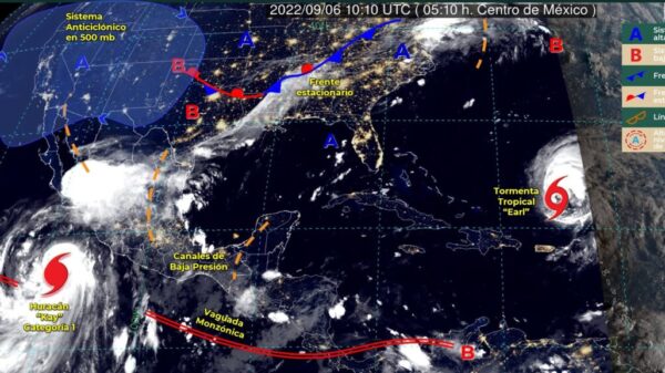 Pronóstico del clima para hoy martes 6 de septiembre en Quintana Roo.