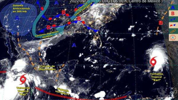 Pronóstico del clima para hoy lunes 5 de septiembre en Quintana Roo.