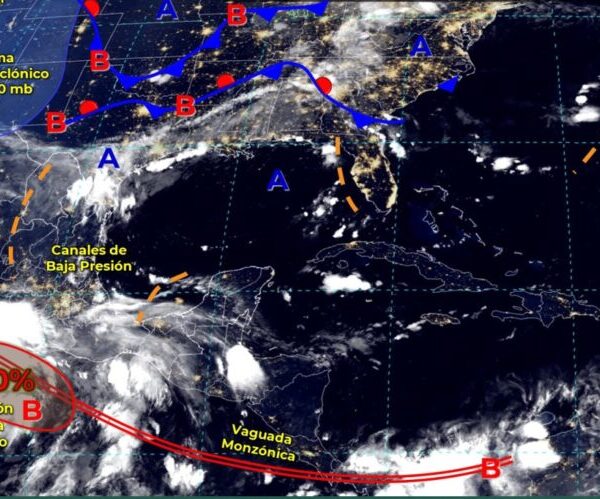 Pronóstico del clima para hoy domingo 4 de septiembre en Quintana Roo.