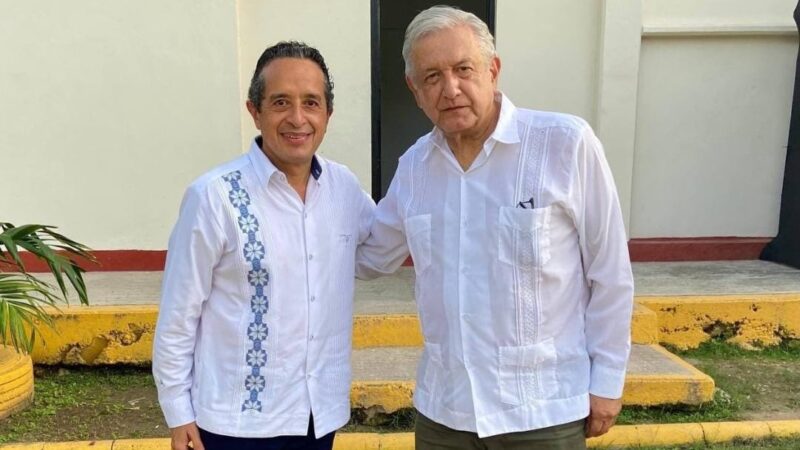 AMLO propondrá al gobernador Carlos Joaquín como embajador en Canadá.