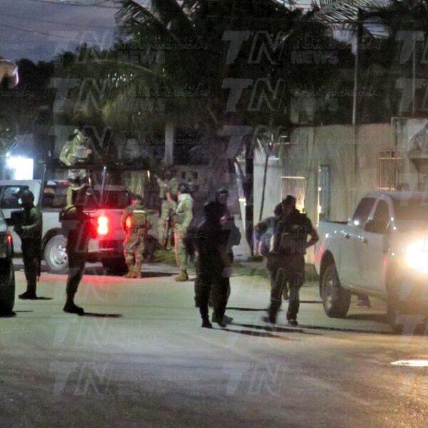 Autoridades catean inmueble en Alfredo V. Bonfil