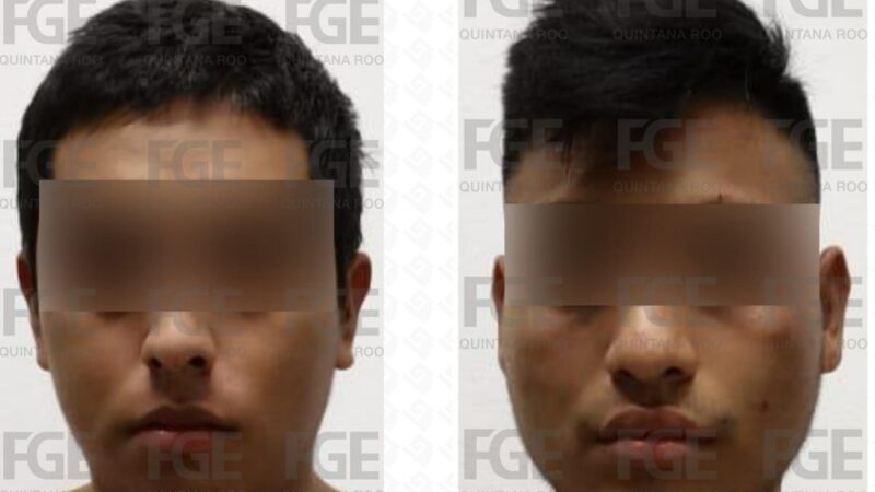 Detiene FGE Quintana Roo a dos personas por el delito de homicidio en Tulum.