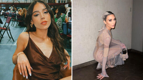 Danna Paola sorprende a fans al posar con Kim Kardashian