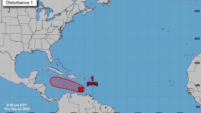 Inminente formación de desarrollo ciclónico en el Caribe