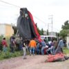 Cae globo aerostático con 12 pasajeros a bordo en el Estado de México.