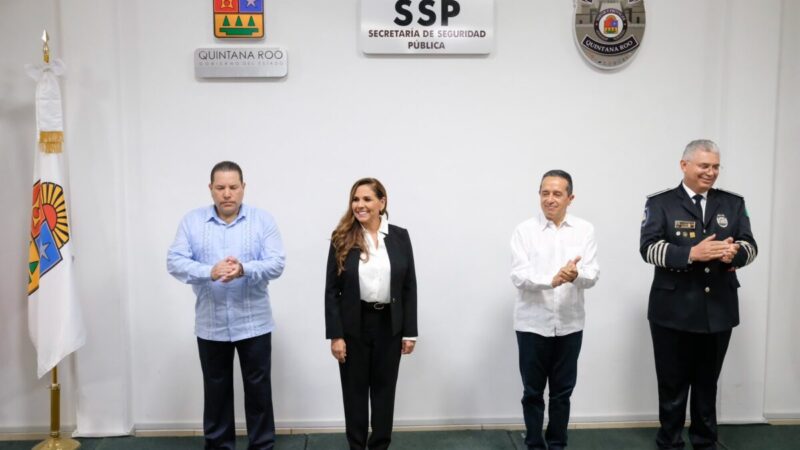 Cambia de mando la Secretaría de Seguridad Pública de Quintana Roo.