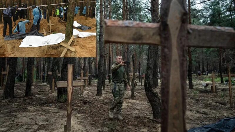 Aparecen fosas clandestinas en territorios recapturados de Ucrania