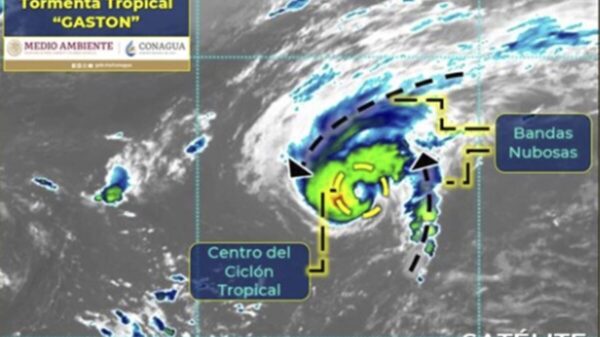 Gastón ya es Tormenta Tropical en el Atlántico