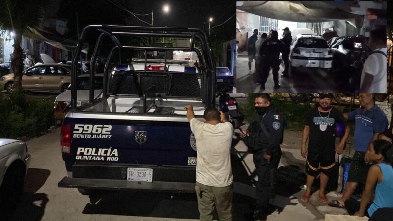 Tunden a sujeto por intento de desalojo en fraccionamiento de Cancún