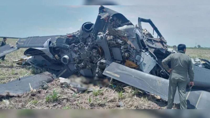 Afirma FGR que helicóptero de Semar se desplomó "por falta de combustible"