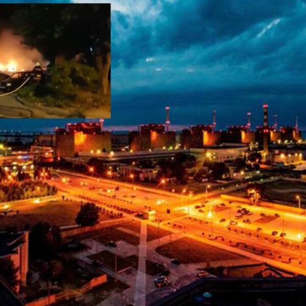 Artillería impacta planta nuclear de Ucrania y provoca incendio