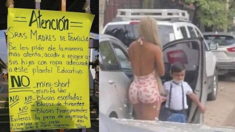Amenaza escuela en Coahuila a madres con no "vestir sexys"