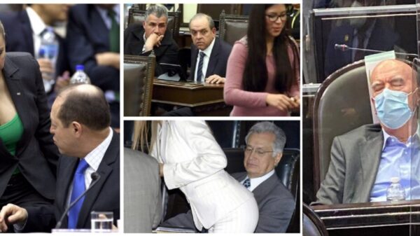 Iniciativas clientelares promueve el partido Movimiento Ciudadano, MC propone prohibir uniformes que fomentan sexualización de las mujeres en México; tendrán que avisarle a su dirigente Dante Delgado, dormido en la sesión de ayer.