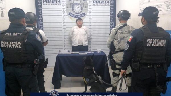 Cae presunto narcomenudista en Playa del Carmen