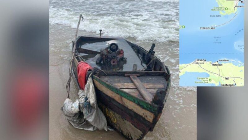 En pleno huracán "Ian" naufraga y desaparece una veintena de "balseros" cubanos