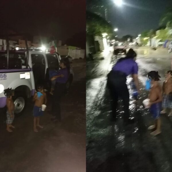 Padres irresponsables abandonan a sus 4 hijos en la calle tras pleito