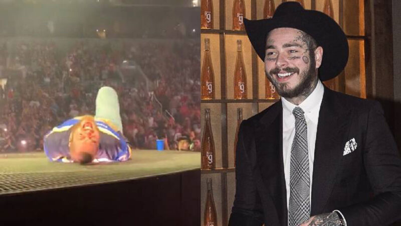 Post Malone reaparece en video tras sufrir accidente en concierto